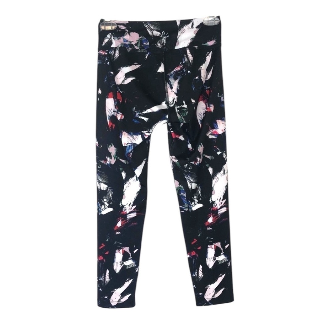 Beyond Yoga Workout Capri Pant Abstract Art Design Unique – Size XS